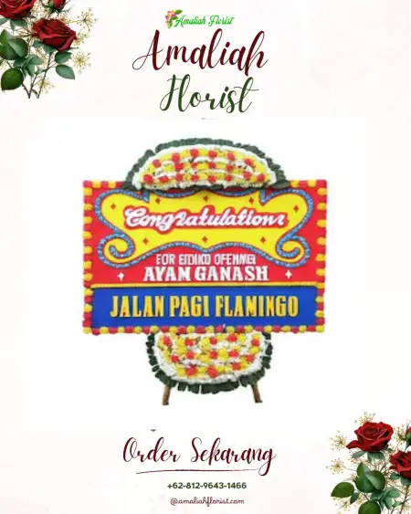 Sewa Papan Bunga Ujung
